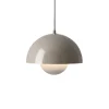 Suspension Flowerpot VP1 by Verner Panton - Gris beige