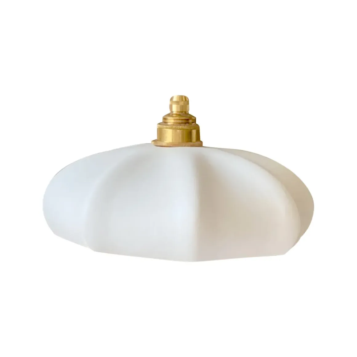 Suspension Maria en porcelaine biscuit - Ø 24 cm
