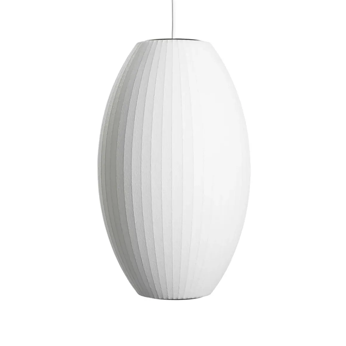 Suspension Nelson Cigar Bubble - M 53 x ? 33 cm - Off White