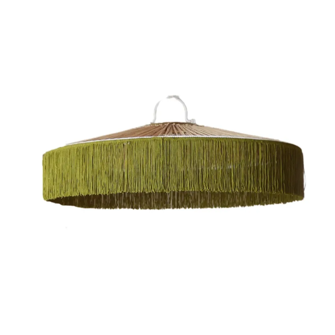 Suspension Parasol Franges - Ø 70 cm - Vert