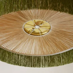 Suspension Parasol Franges - Ø 70 cm - Vert