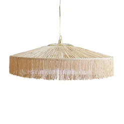 Suspension Parasol Franges - Ø 70 cm - Naturel