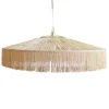 Suspension Parasol Franges - Ø 100 cm - Naturel