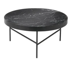 Table basse en marbre - Noir