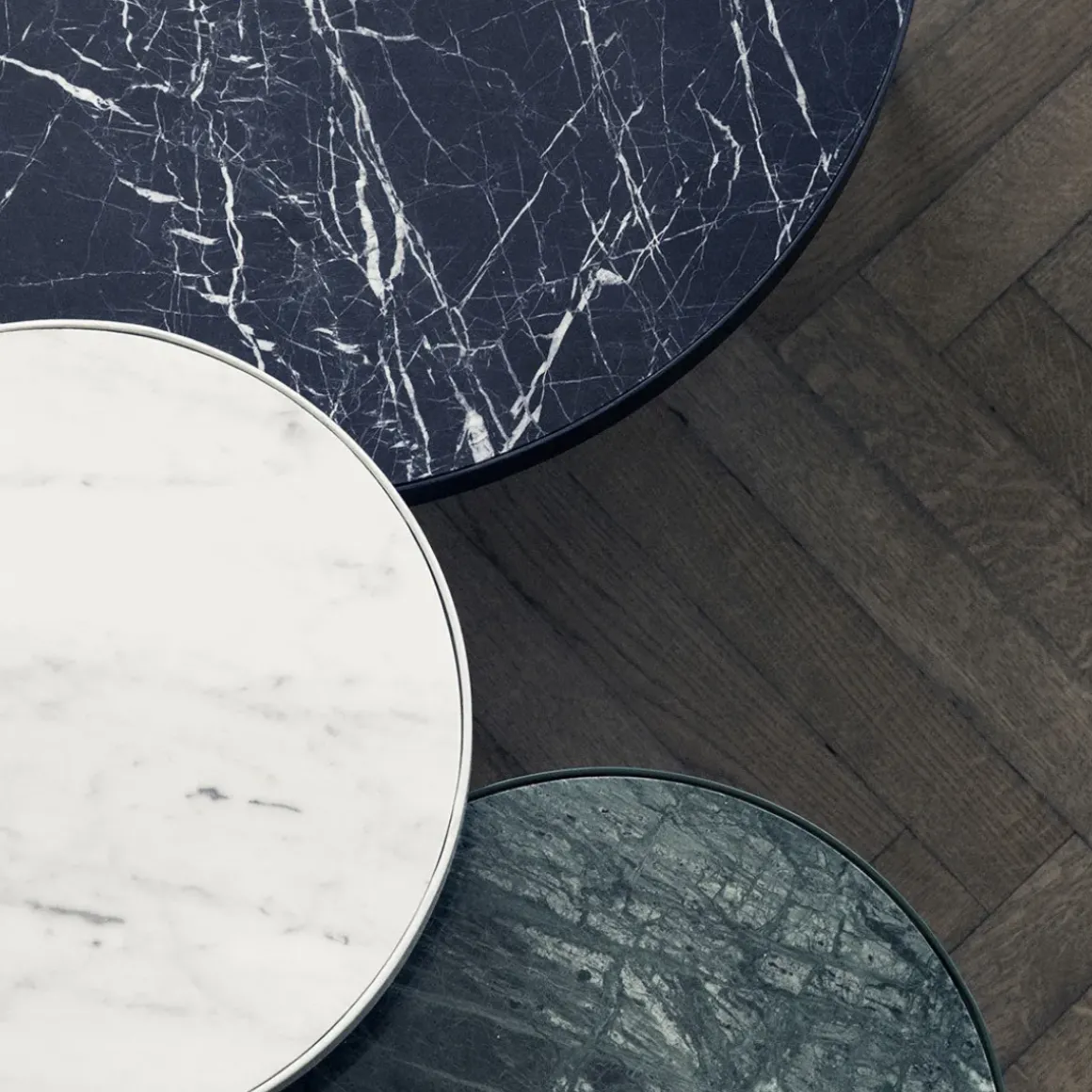 Table basse en marbre - Noir