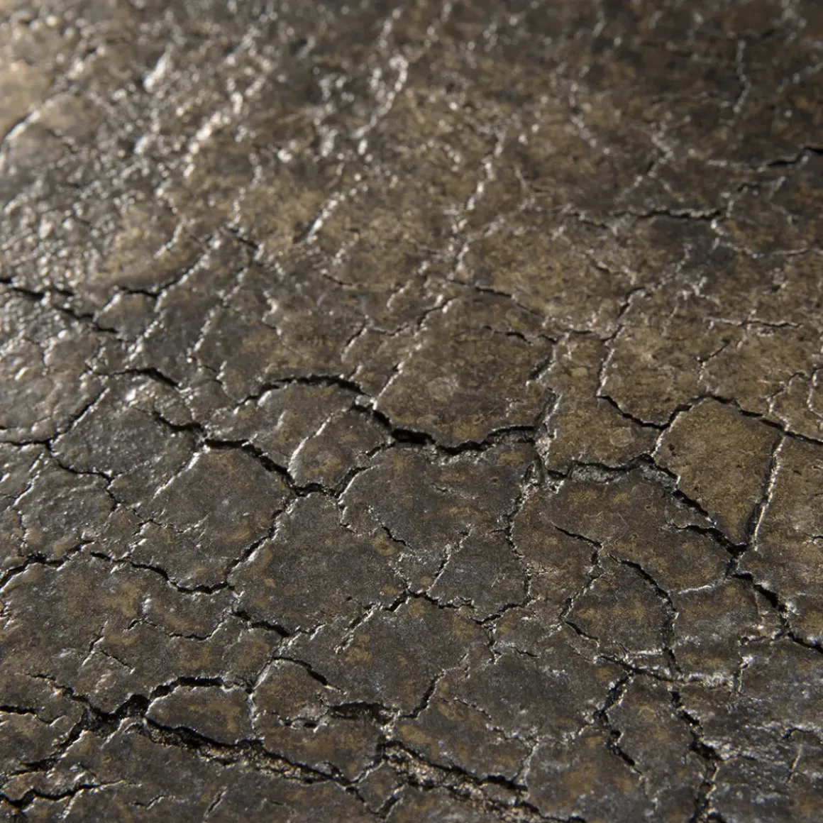 Table basse Luna - Lava Linear - Whisky - Ø 80 x h 35 cm