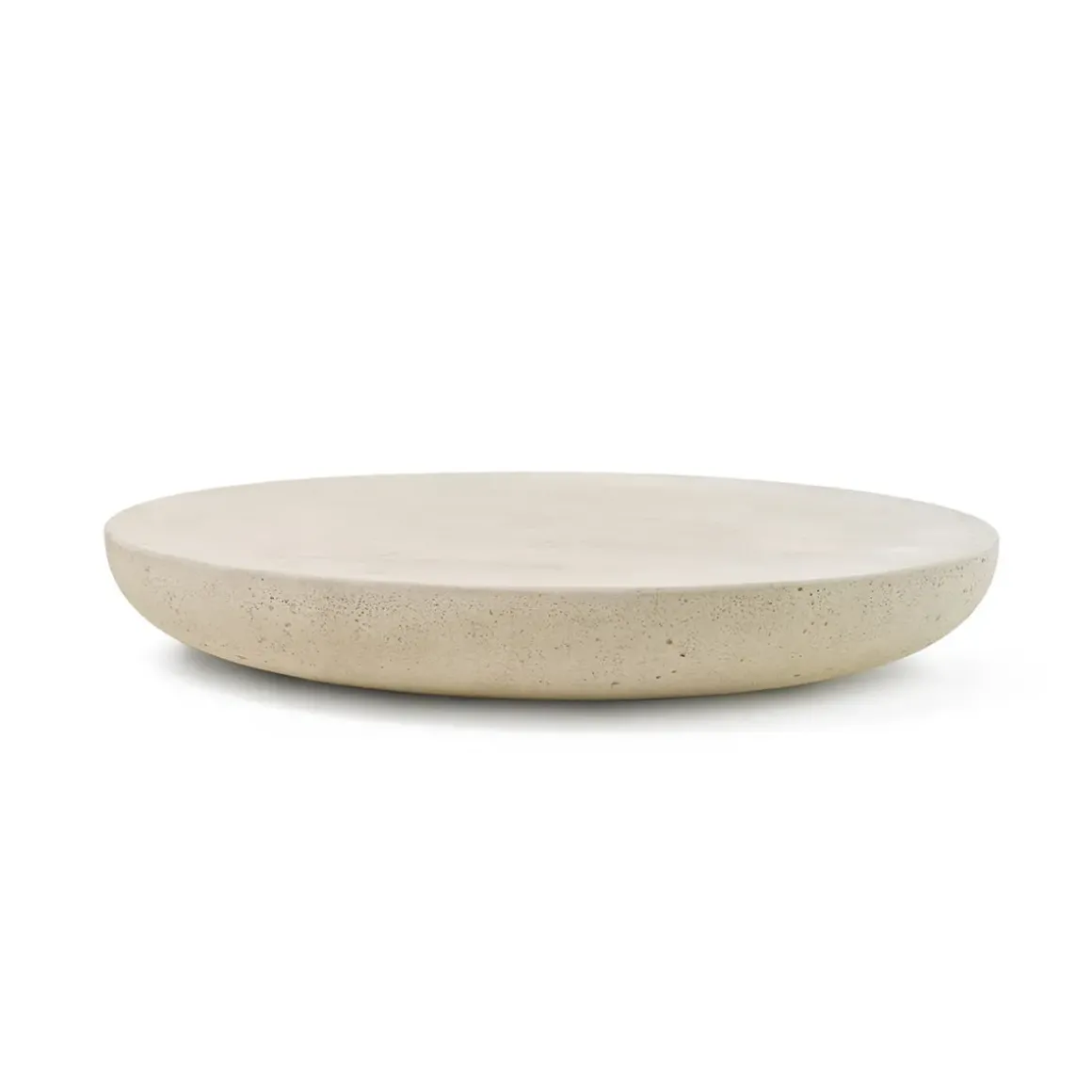Table basse Olo - Ø 100 x h 15 cm - Ivoire