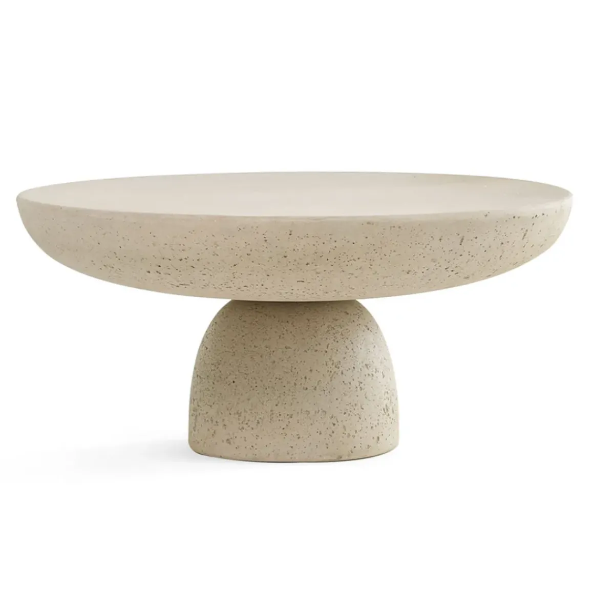 Table basse Olo - Ø 70 x h 33 cm - Ivoire