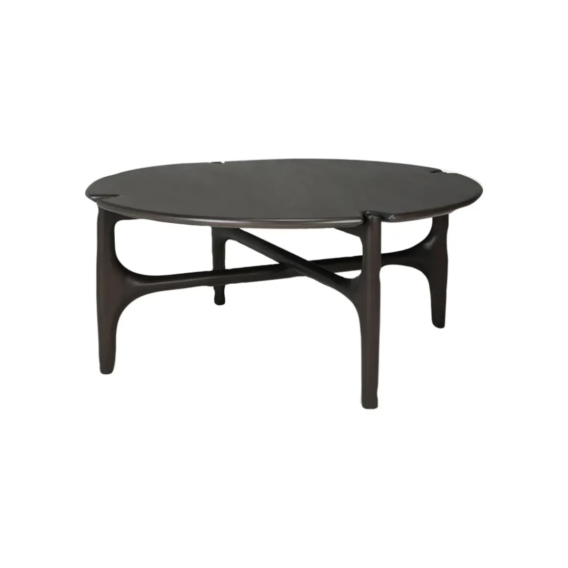 Table basse PI en acajou
