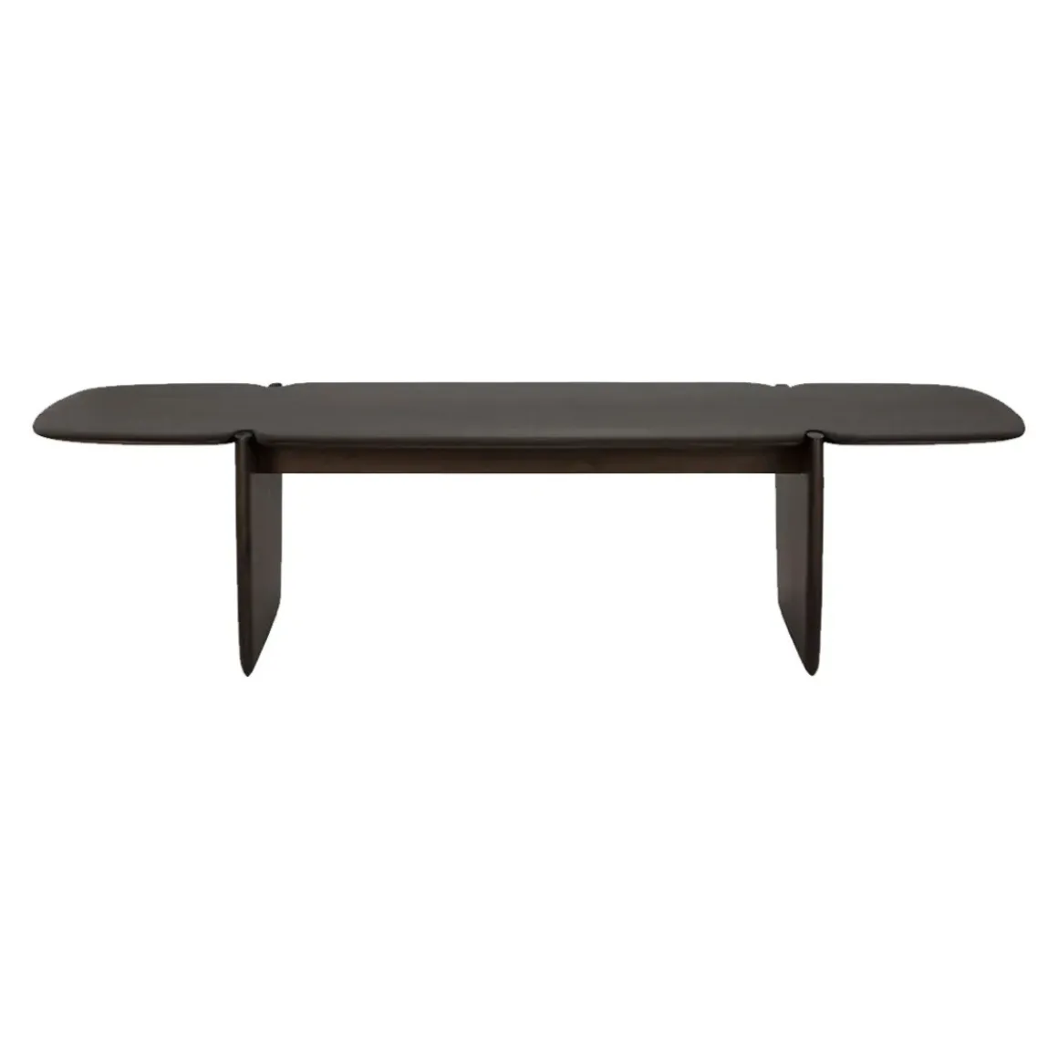 Table basse Polished Imperfect en acajou - Marron