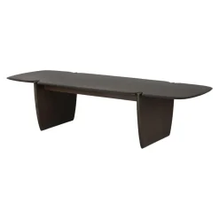 Table basse Polished Imperfect en acajou - Marron