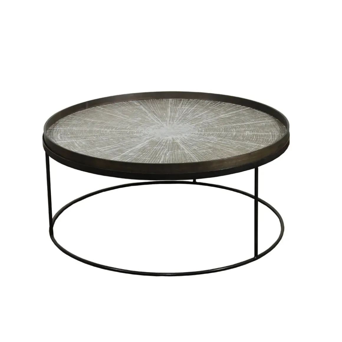 Table basse pour Plateau rond en métal - Ø 93 cm
