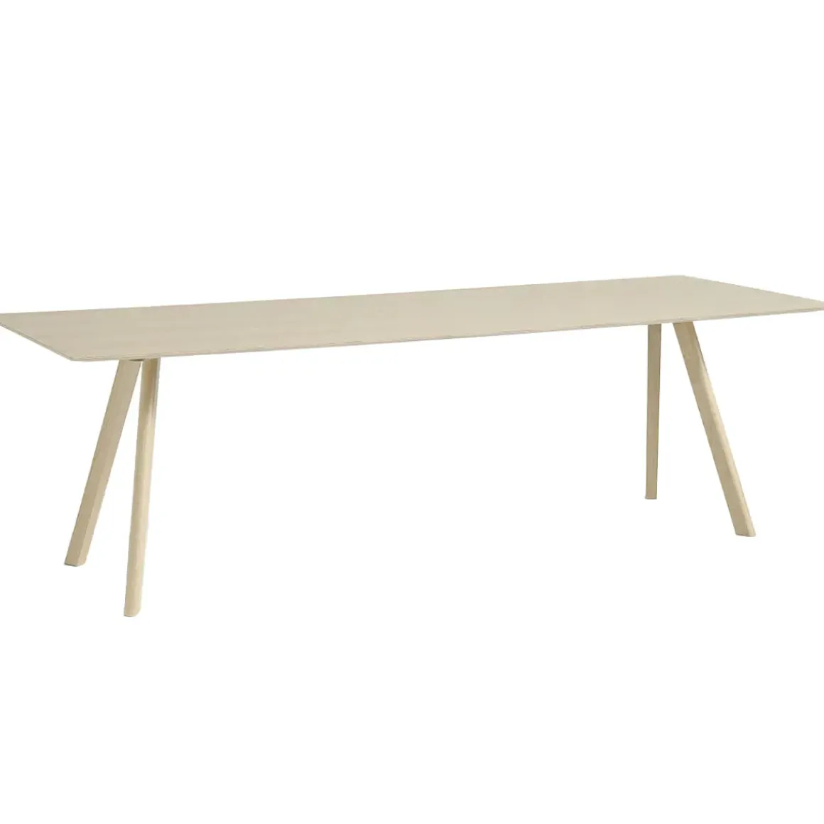 Table CPH30 Chêne laqué mat u0026 Plateau Chêne - 250 x 90 x 74 cm
