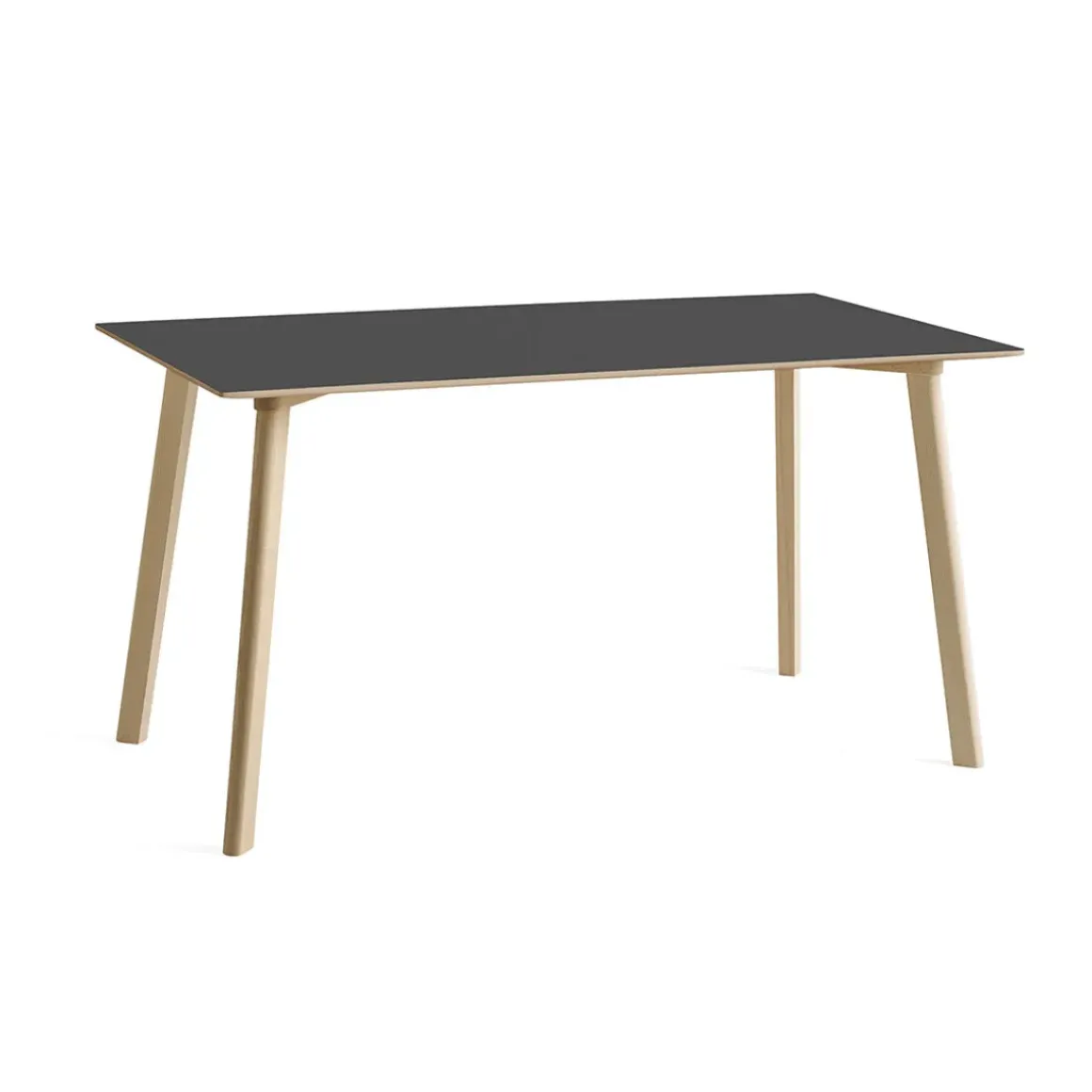 Table CPH DEUX 210 2.0 - Hêtre - 140 x 75 x H 73 cm - Gris Stone