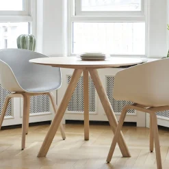 Table CPH20 Ronde Chêne huilé mat u0026 Linoleum - Crème