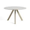 Table CPH20 Ronde Chêne u0026 Linoleum - Crème