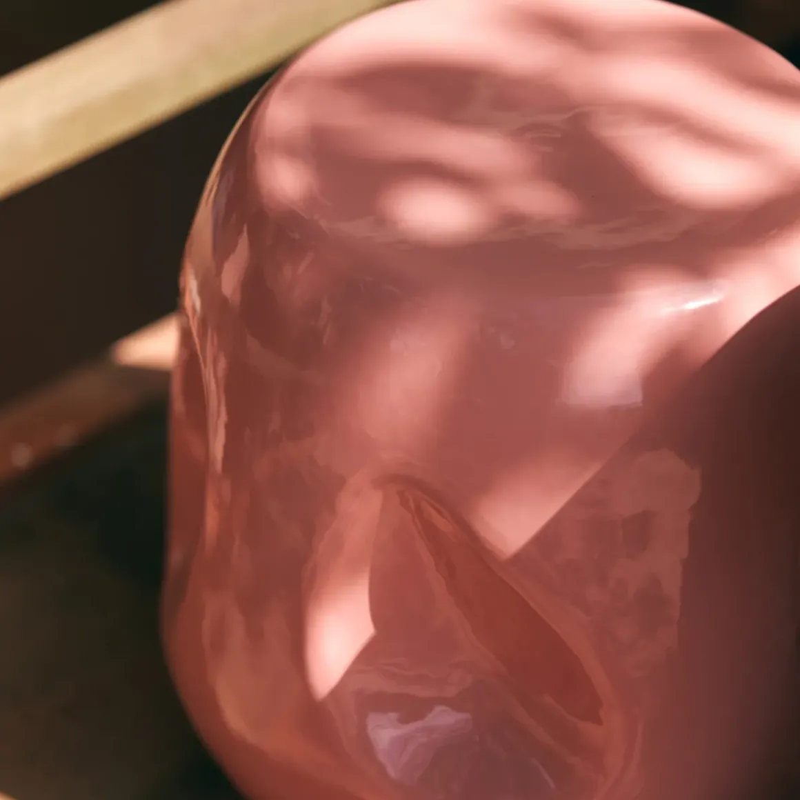 Table d'appoint Currents - Ø 38 cm - Corail