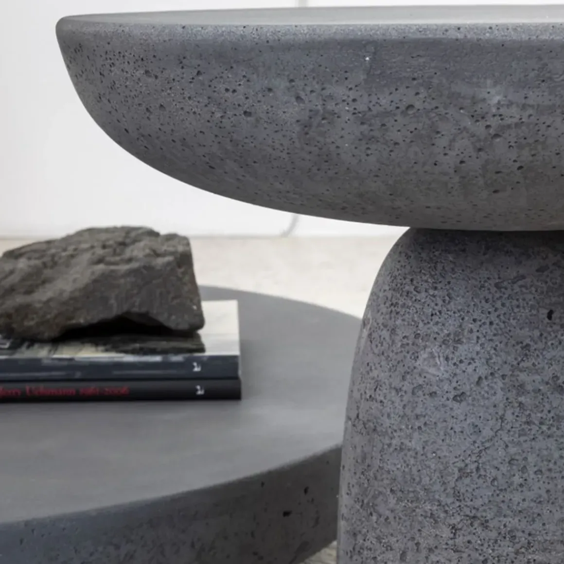 Table d'appoint Olo - Ø 50 x h 47 cm - Anthracite