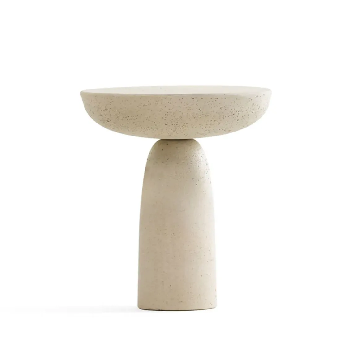 Table d'appoint Olo - Ø 50 x h 47 cm - Ivoire