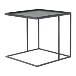 Table d'appoint Square en métal - Noir