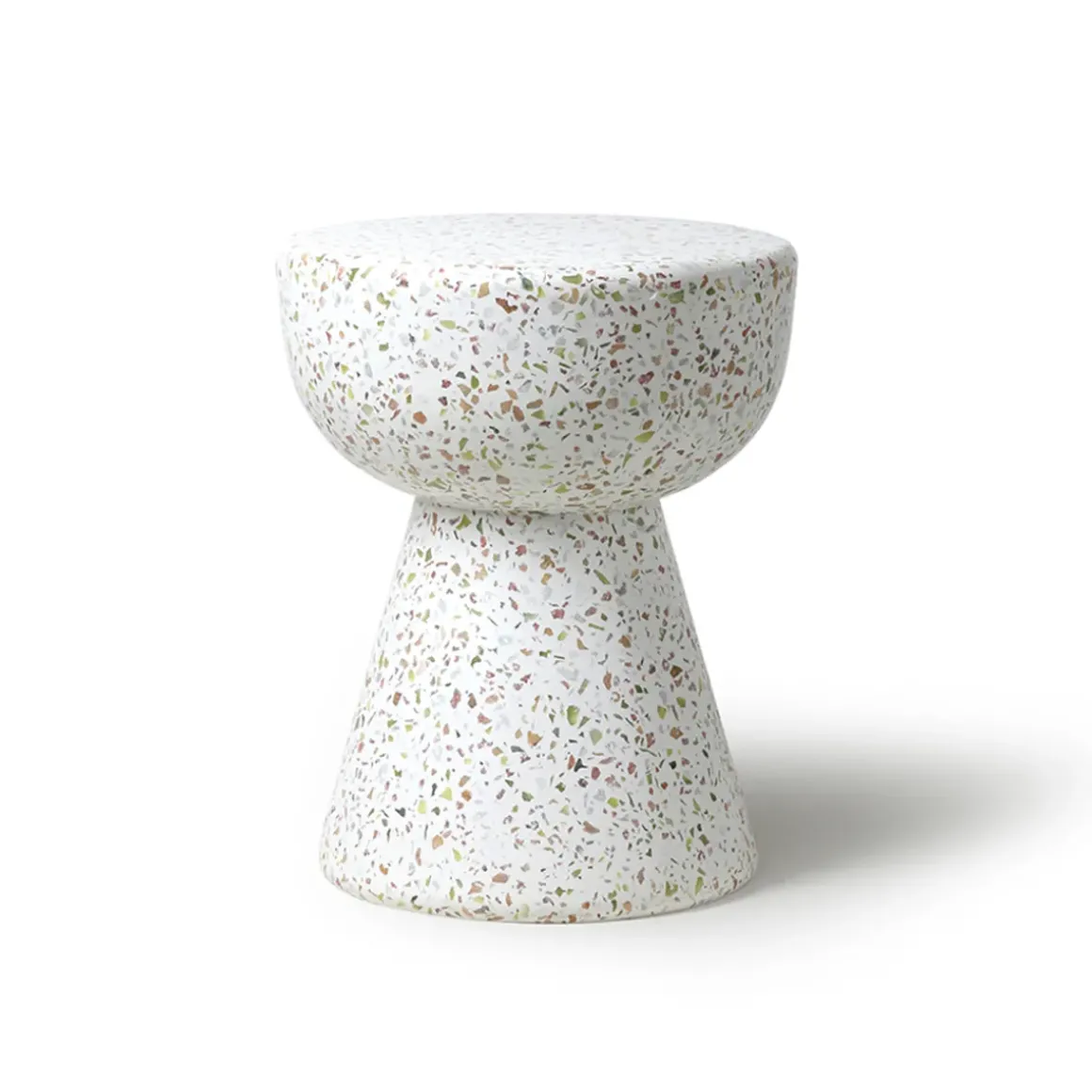 Table d'appoint Terrazzo - Blanc
