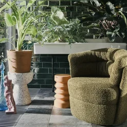 Table d'appoint Terrazzo - Blanc