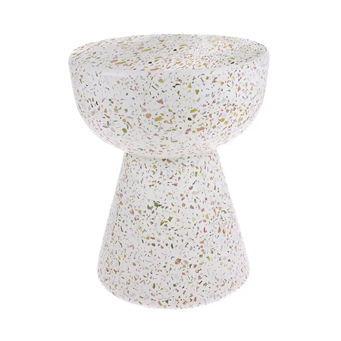 Table d'appoint Terrazzo - Blanc