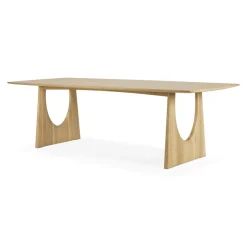 Table Geometric en chêne - L 250 cm