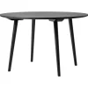 Table In between Chêne teinté noir SK4 -120 cm