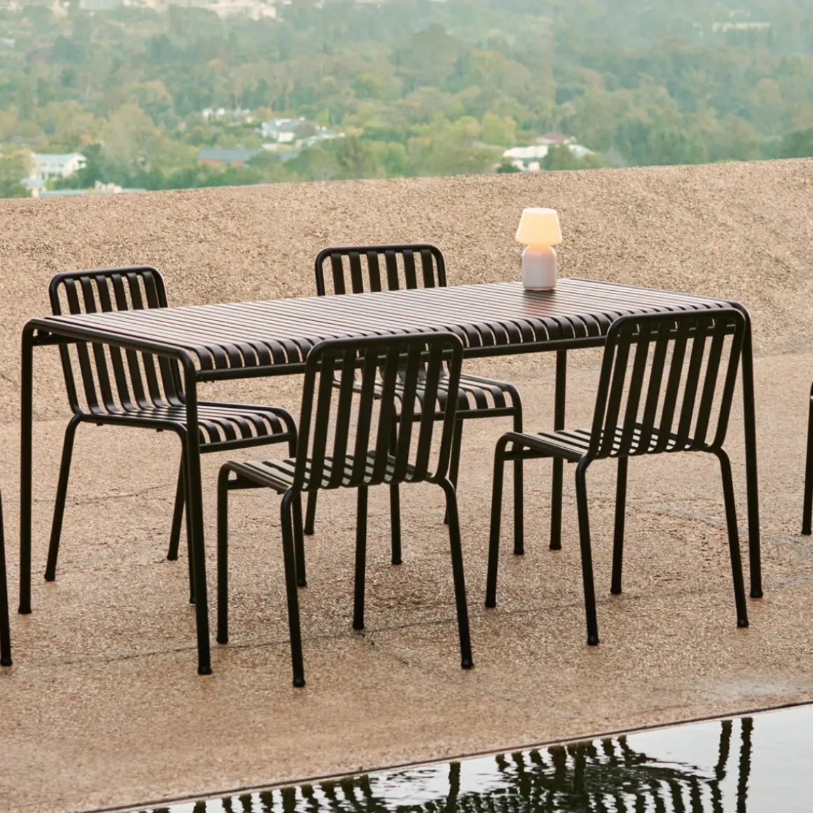 Table Palissade - l 170 x p 90 x h 75 cm - Anthracite