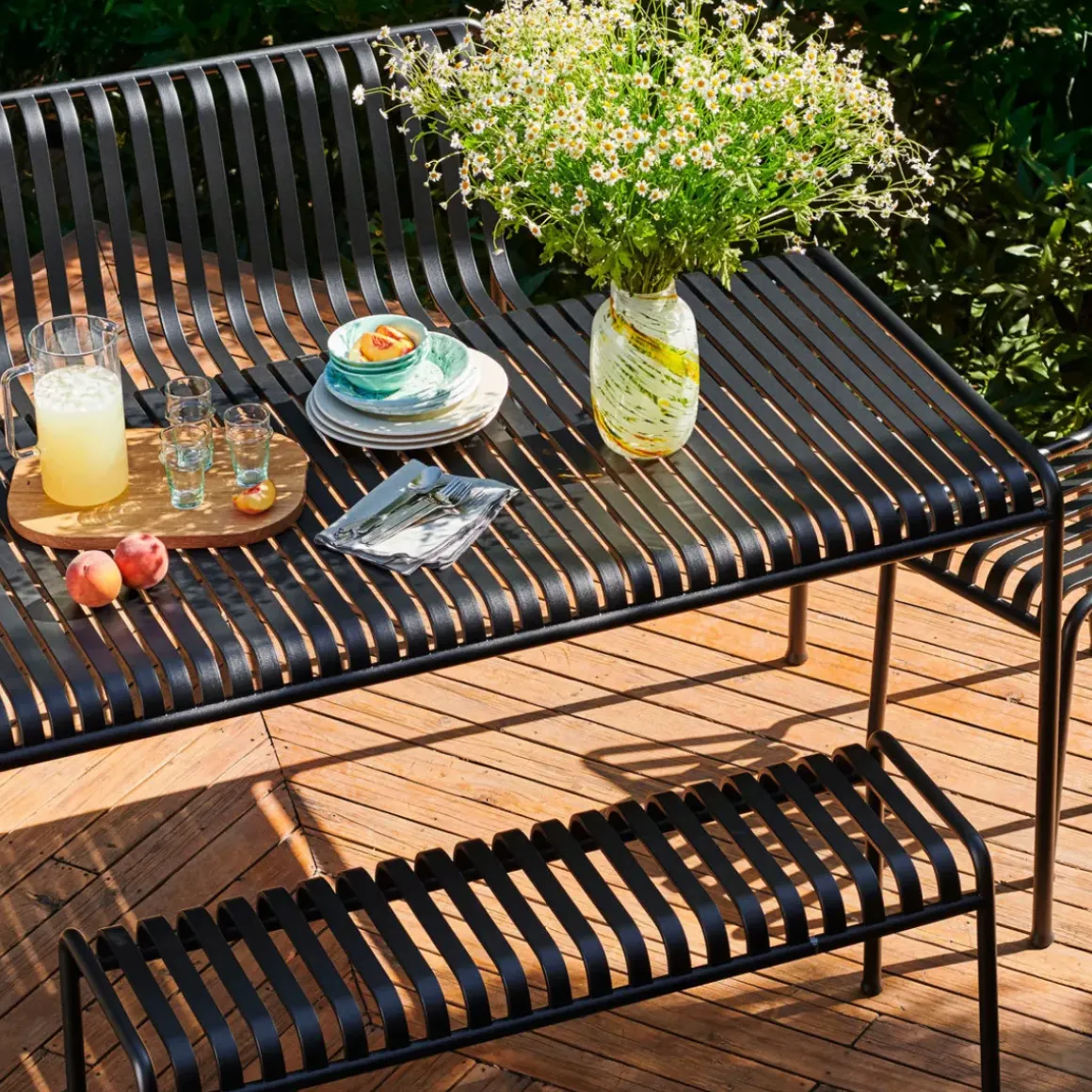 Table Palissade - l 170 x p 90 x h 75 cm - Anthracite