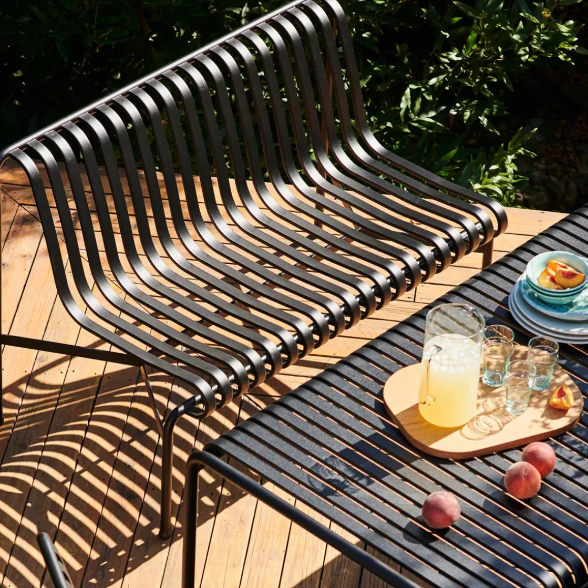 Table Palissade - l 170 x p 90 x h 75 cm - Anthracite