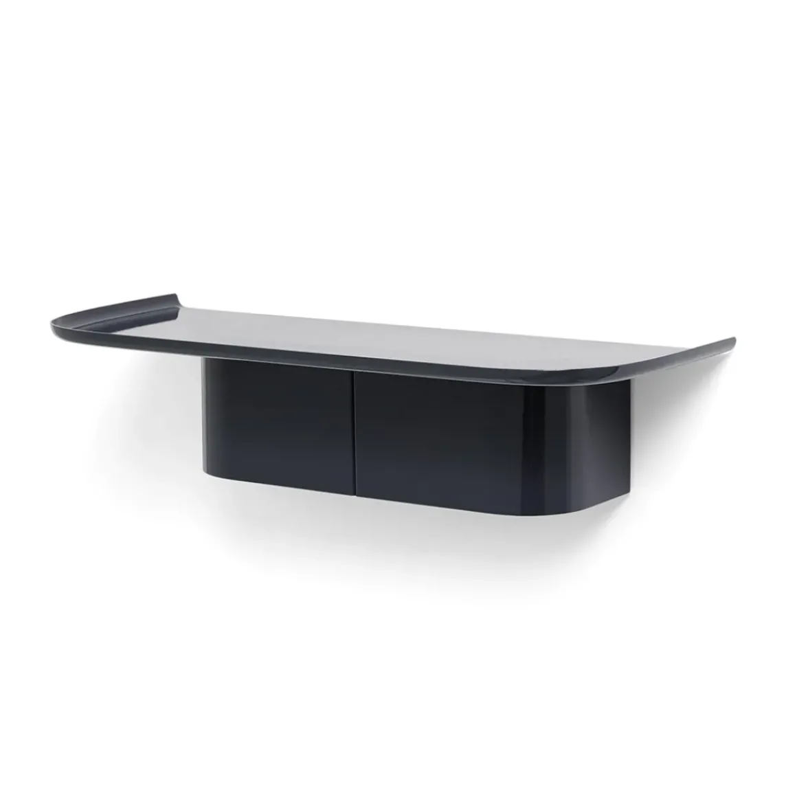 Étagère murale Korpus - l 60 x p 25 x h 14 cm - Bleu Nuit