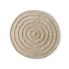 Tapis rond - Crème