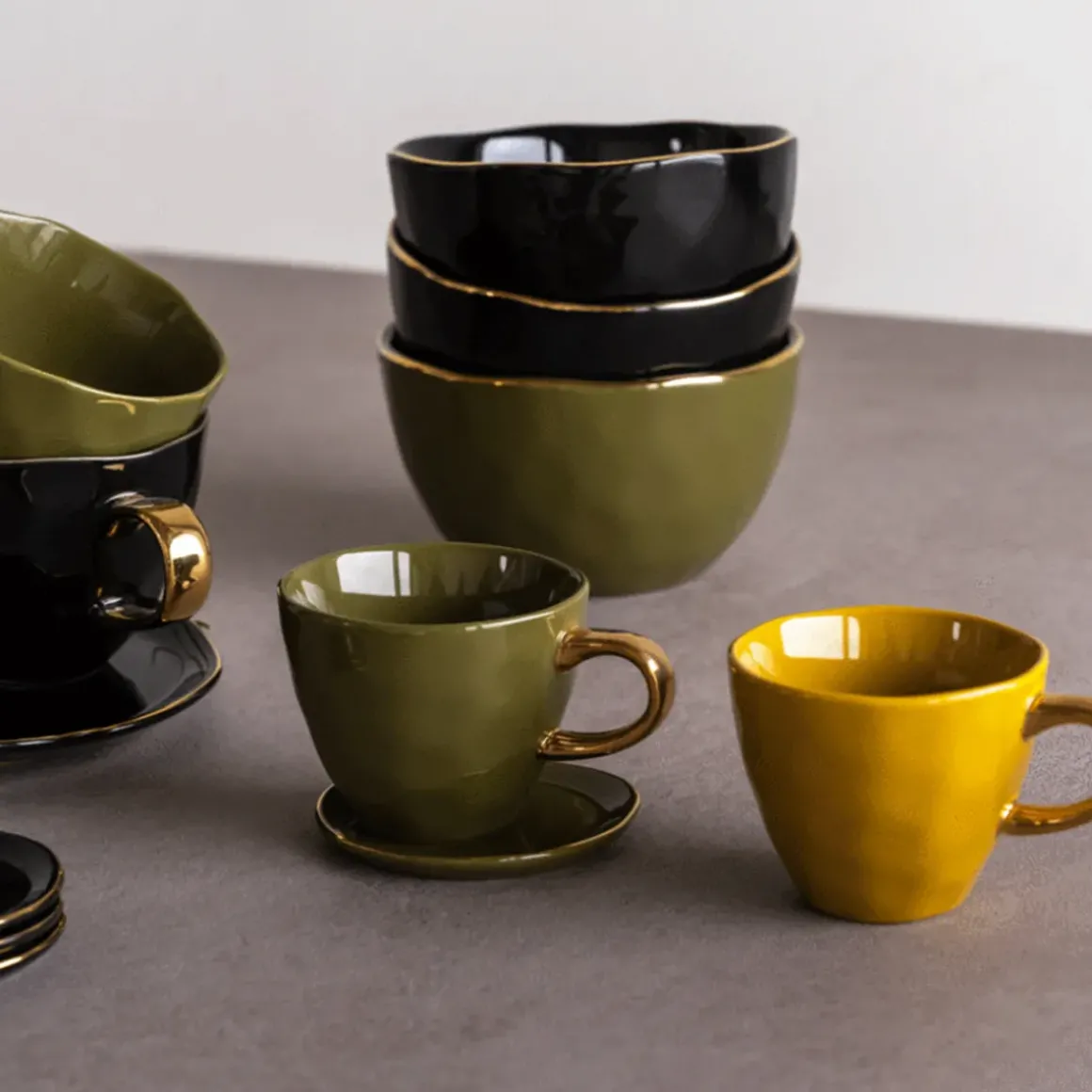 Tasse à café Good Morning Ø 8,3 x 7 cm - Ambre