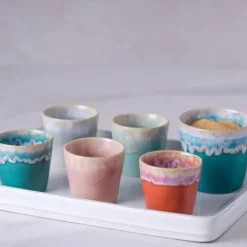 Tasse Espresso Grespresso en grès céramique - Turquoise