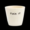 Tasse Expresso Fuck It - Blanc