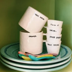 Tasse Expresso Fuck It - Blanc