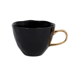 Tasse Good Morning en porcelaine - Noir