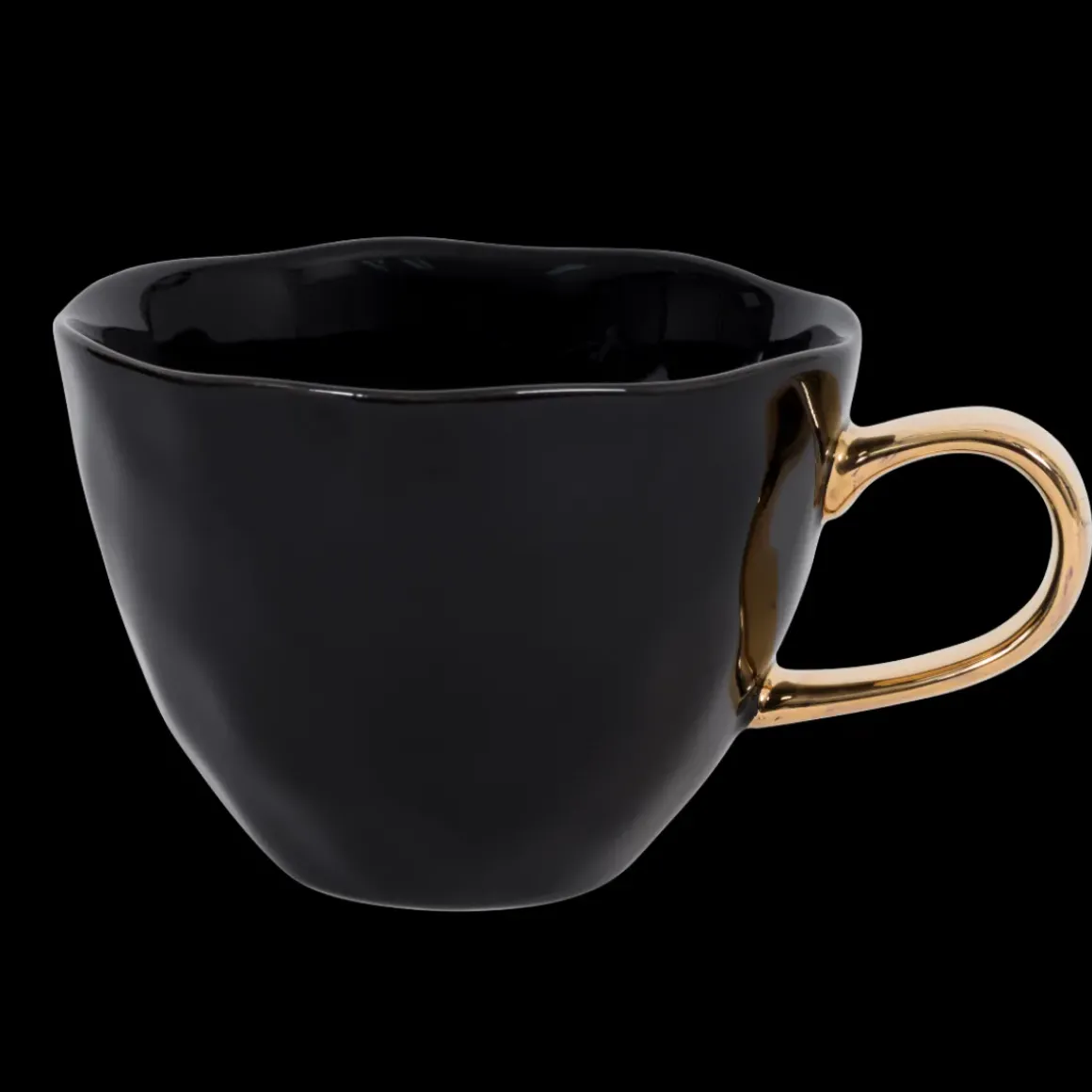 Tasse Good Morning en porcelaine - Noir