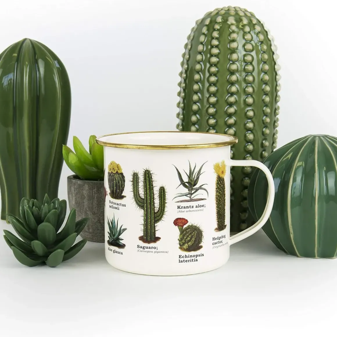 Tasse émail Botanique