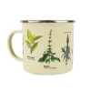 Tasse émail Herbes