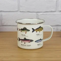 Tasse émail Poissons
