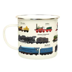 Tasse émail Trains