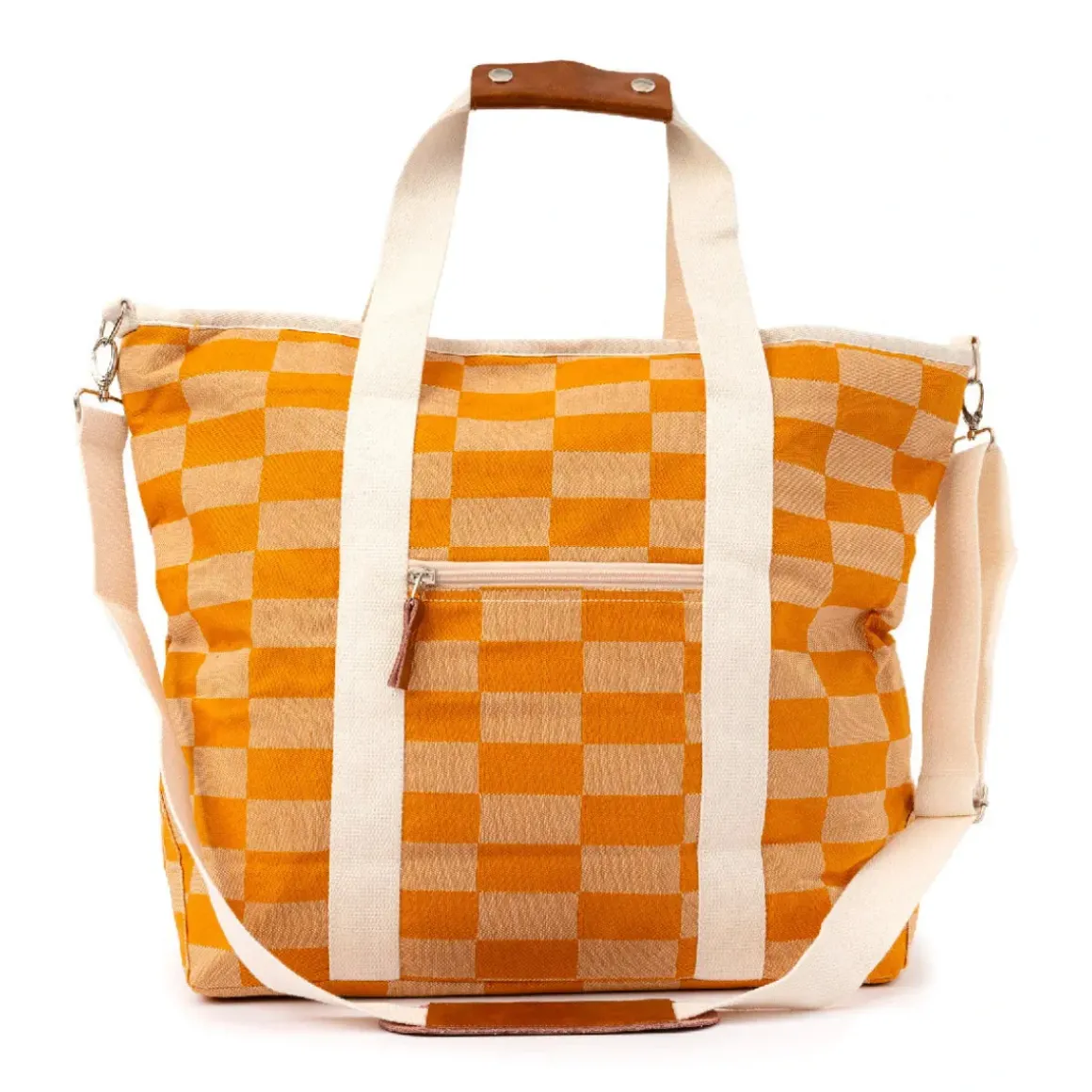 Tote bag Glacière - Vintage Doré Checker