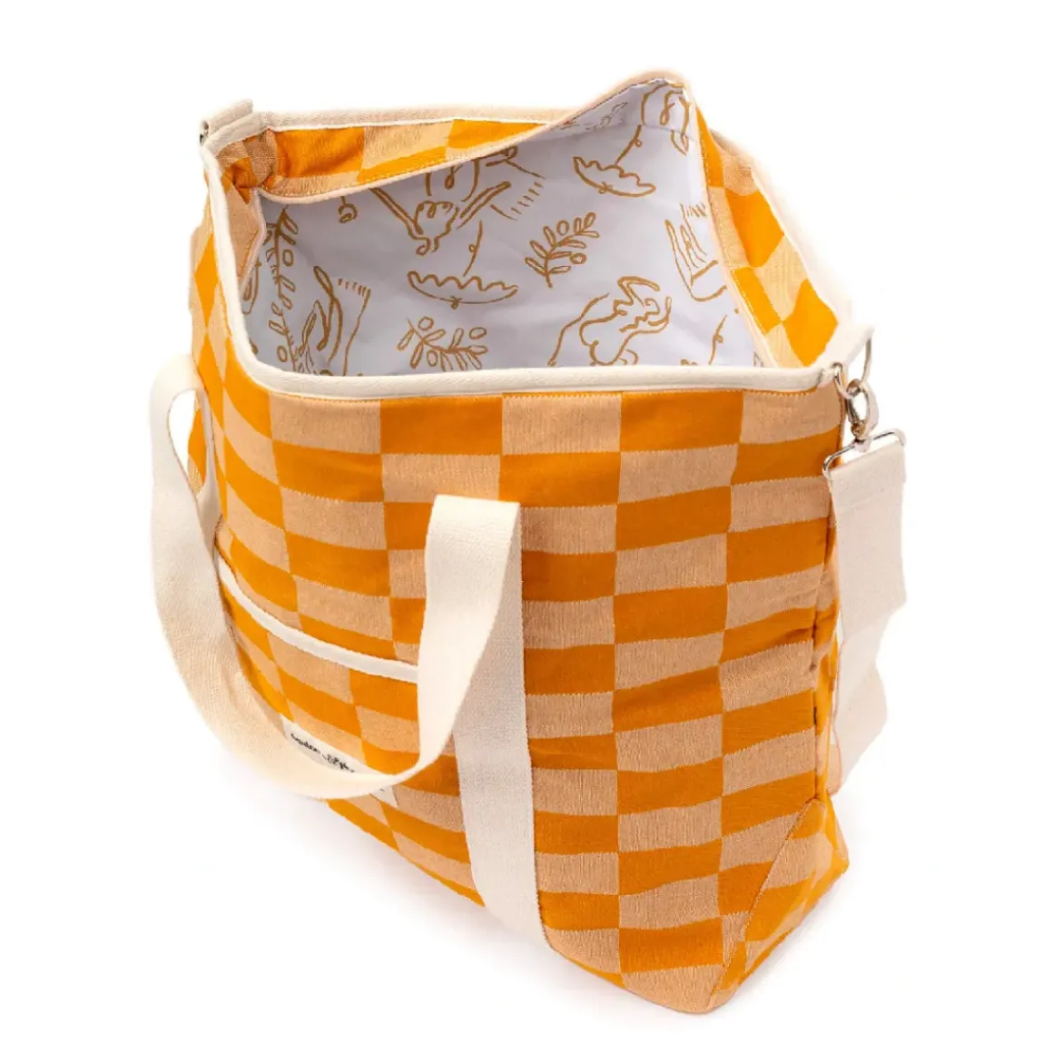 Tote bag Glacière - Vintage Doré Checker