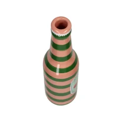 Vase Bouteille en faïence - Ø 6,5 x 24 cm