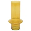 Vase en verre recyclé - Jaune