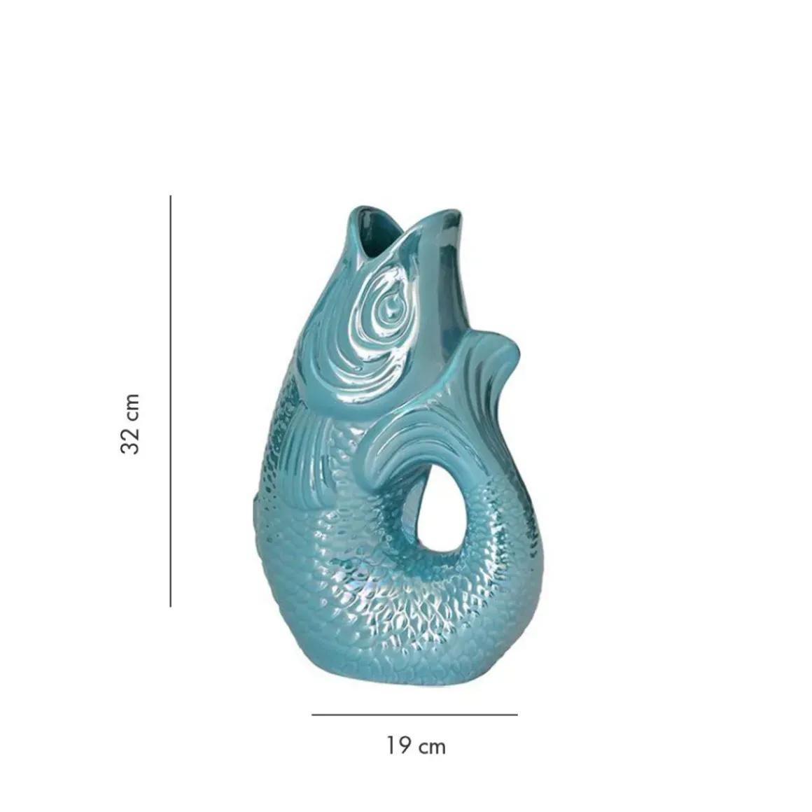 Vase Monsieur Carafon Fish - Rainbow Ocean