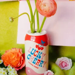 Vase Soda Lucky Cherry Cream